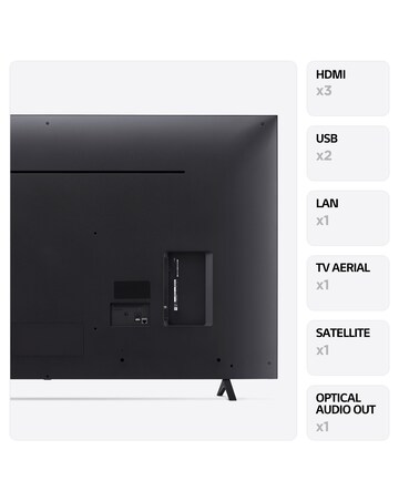 LG 55UT80006LK 55in LED 4K UHD HDR ThinQ Smart TV