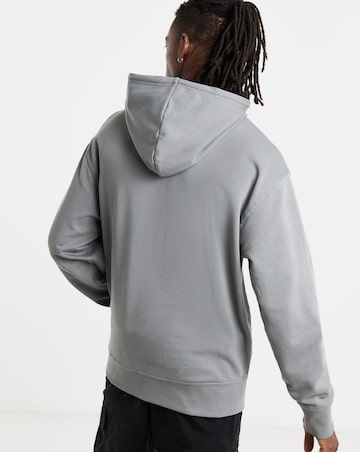 BOSS Centre Logo Hoodie - Charcoal
