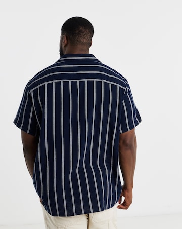 Jack & Jones Coba Stripe Shirt - Navy