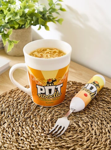 Pot Noodle Curry Mug and Spinning Fork