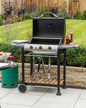 George Foreman 3 Burner Gas BBQ