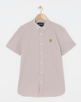 Lyle &amp; Scott Short Sleeve Gingham Shirt