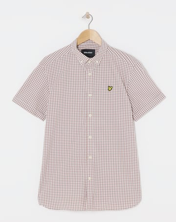 Lyle & Scott Short Sleeve Gingham Shirt