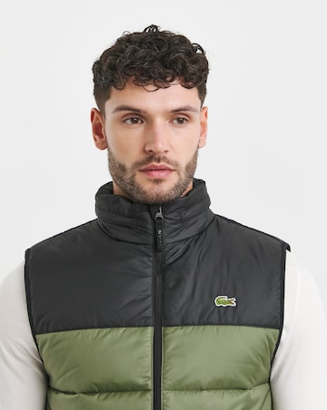 Lacoste Khaki Insulated Padded Gilet