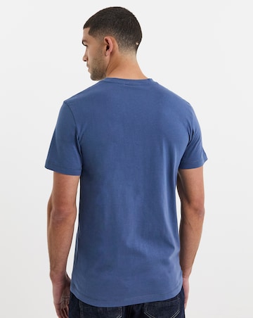 Calvin Klein Jeans Short Sleeve Monologo T-Shirt - Indigo