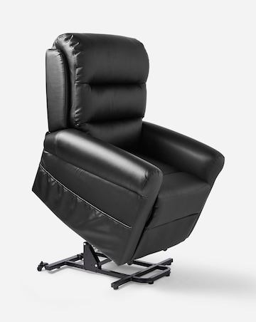 Brockton Faux Leather Electric Recliner Armchair