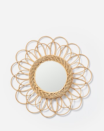 Natural Wicker Wall Mirror