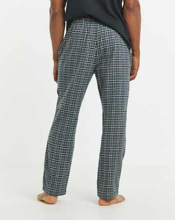2PK Brushed Flannel Check Loungepants