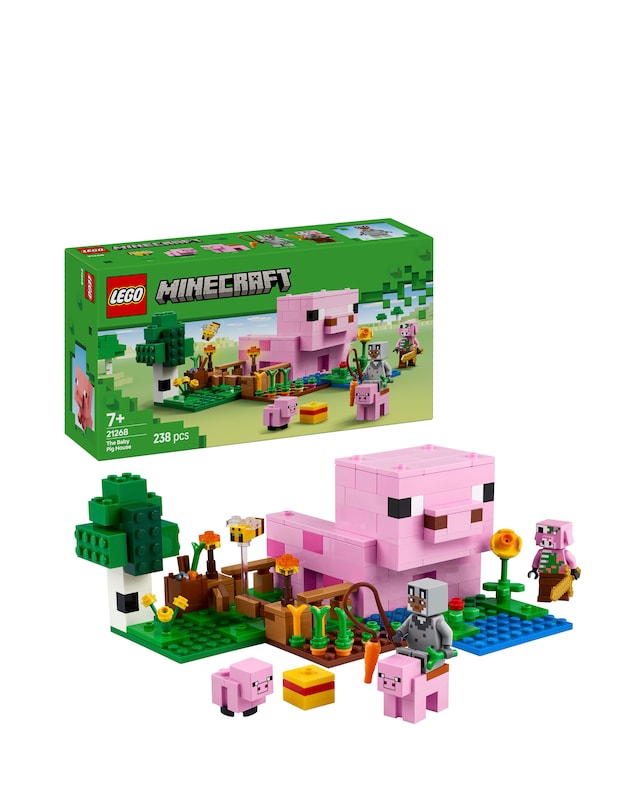 LEGO Minecraft The Baby Pig House with Animal Toys 21268
