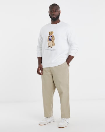 Polo Ralph Lauren Bear Graphic Crew Sweat - White