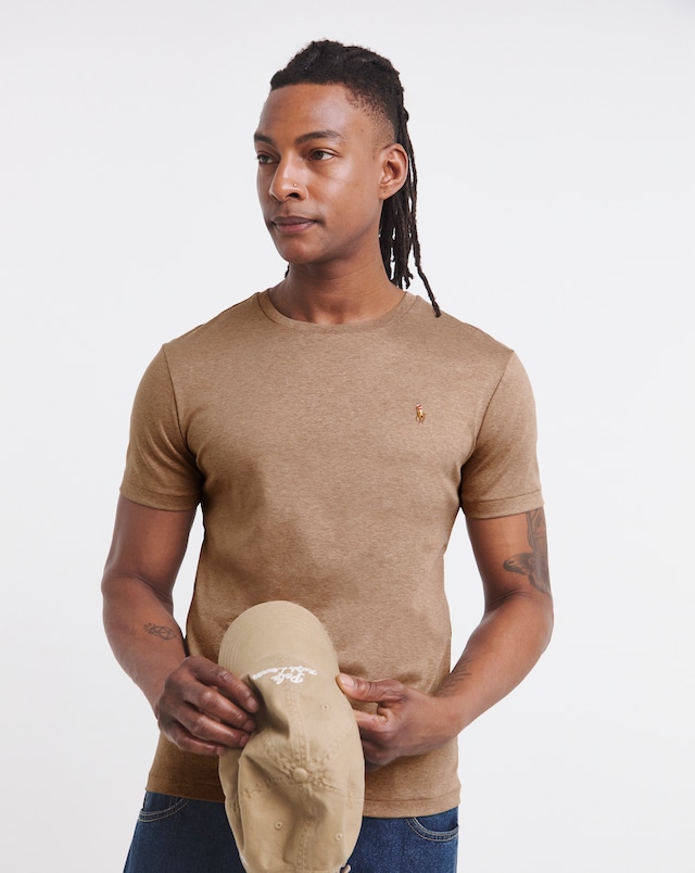 Polo Ralph Lauren Short Sleeve Soft Cotton T-Shirt - Grey Heather