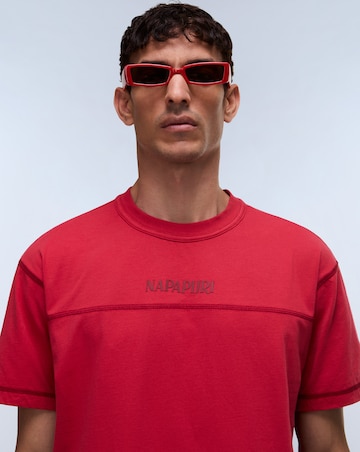 Napapijri Umbra Short Sleeve T-Shirt - Red