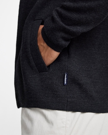 Barbour Croscombe Knitted Zip Through - Marl