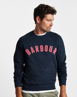 Barbour Prep Logo Crew Neck Sweatshirt - Navy