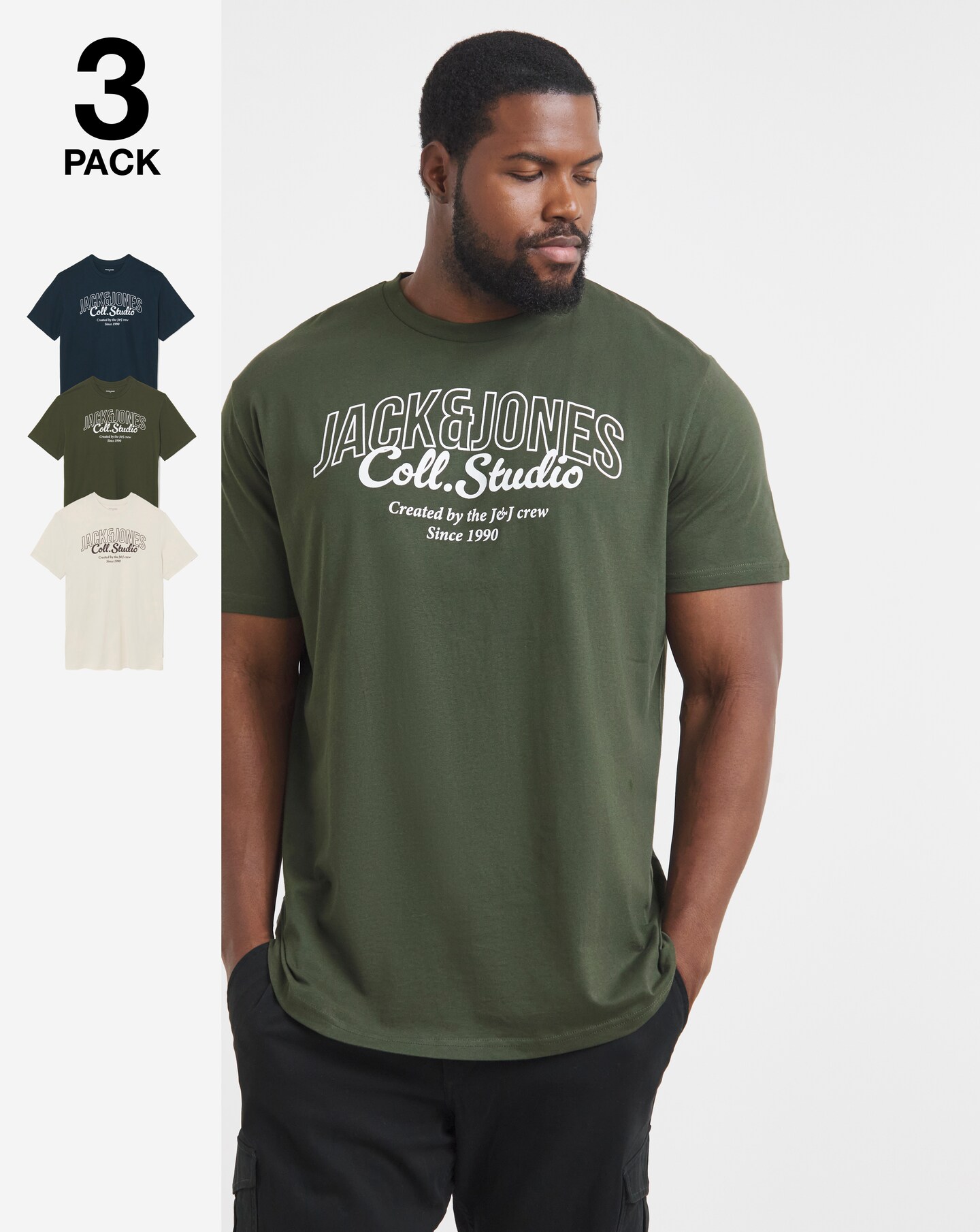 Jack & Jones JJANDY TEE O NECK - Top - white/bianco Jack & Jones JJANDY TEE O NECK - Top - white/bianco