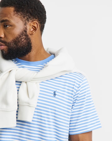 Polo Ralph Lauren Short Sleeve Stripe T-Shirt - Blue/White