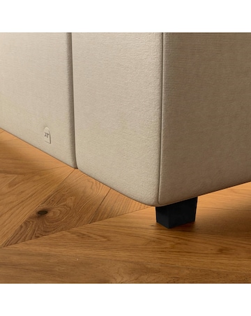 XR Living Maisie Fabric LED TV Ottoman Bed