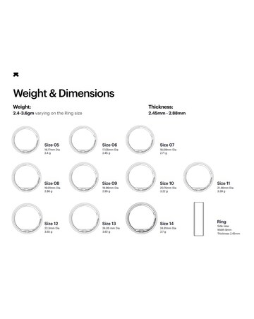 Ultrahuman Ring AIR Bluetooth Smart Ring - Raw Titanium - Size 7