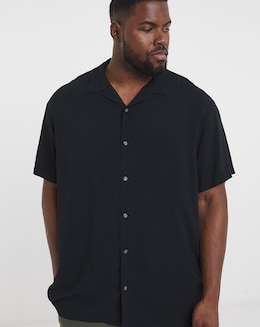 Jack &amp; Jones Jeff Resort Shirt - Black
