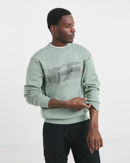 Napapijri Vanni Graphic Sweatshirt - Green