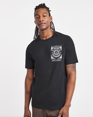 Lyle & Scott Short Sleeve Back Graphic T-Shirt - Black