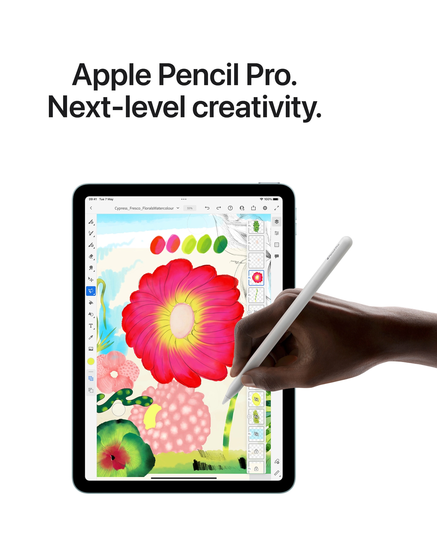 Apple iPad Air (M2, 2024) 13inch Wi-Fi 128GB - Starlight | Jacamo