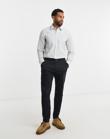 Long Sleeve Poplin Stripe Shirt Long