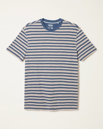 FatFace Variegated Stripe T-Shirt (Regular & Tall) - Denim Blue