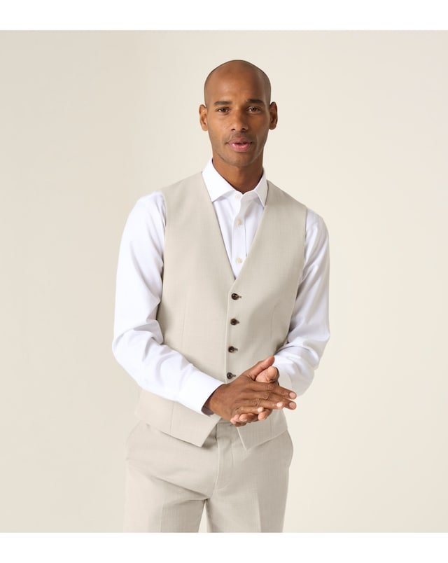Skopes Redding Suit Waistcoat Stone