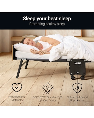 Jay-Be Grand Folding Bed with e-Pocket Mattress - Single