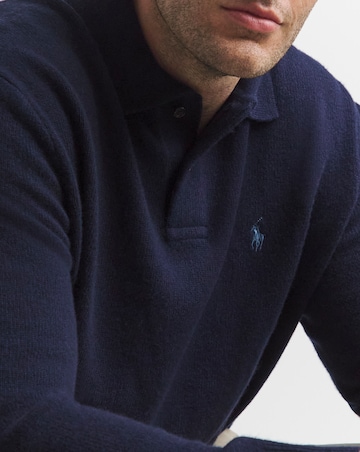 Polo Ralph Lauren Navy Knitted Polo