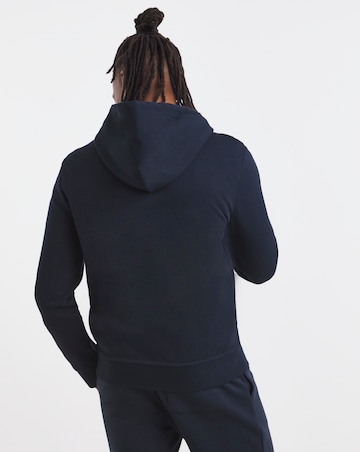 Polo Ralph Lauren Double Knit Zip Through Hoodie - Navy