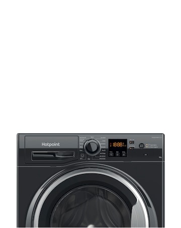Hotpoint Anti-Stain NSWM 946 BS UK 9kg 1400rpm Washing Machine Black + Install