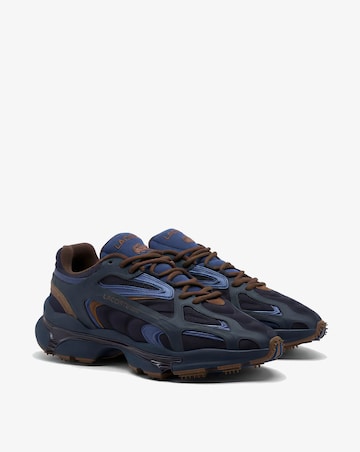 Lacoste L003 2k24 Trainers - Navy/Dark Brown