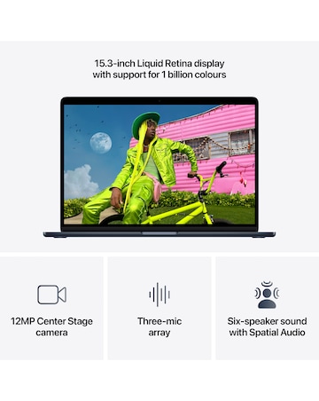 Apple MacBook Air (M5, 2026) 15in 10-core CPU 10-core GPU 24GB 1TB - Midnight