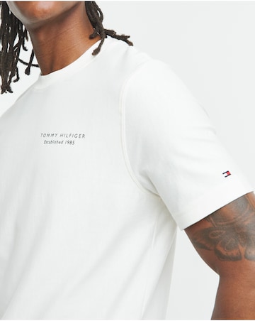 Tommy Hilfiger Back Print Graphic T-Shirt - Ivory