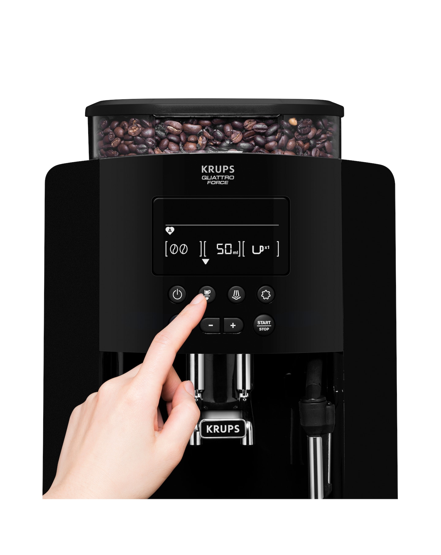 Krups EA817040 Arabica Digital Bean to Cup Coffee Machine Jacamo