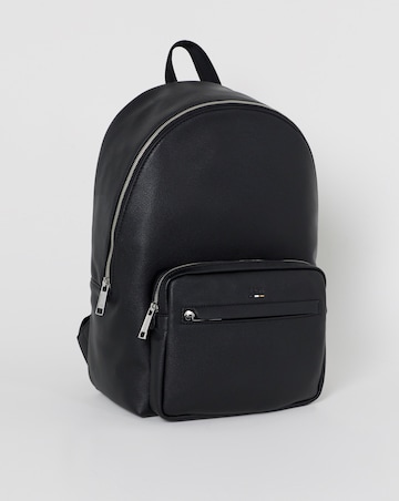 BOSS Embossed Logo Backpack - Black