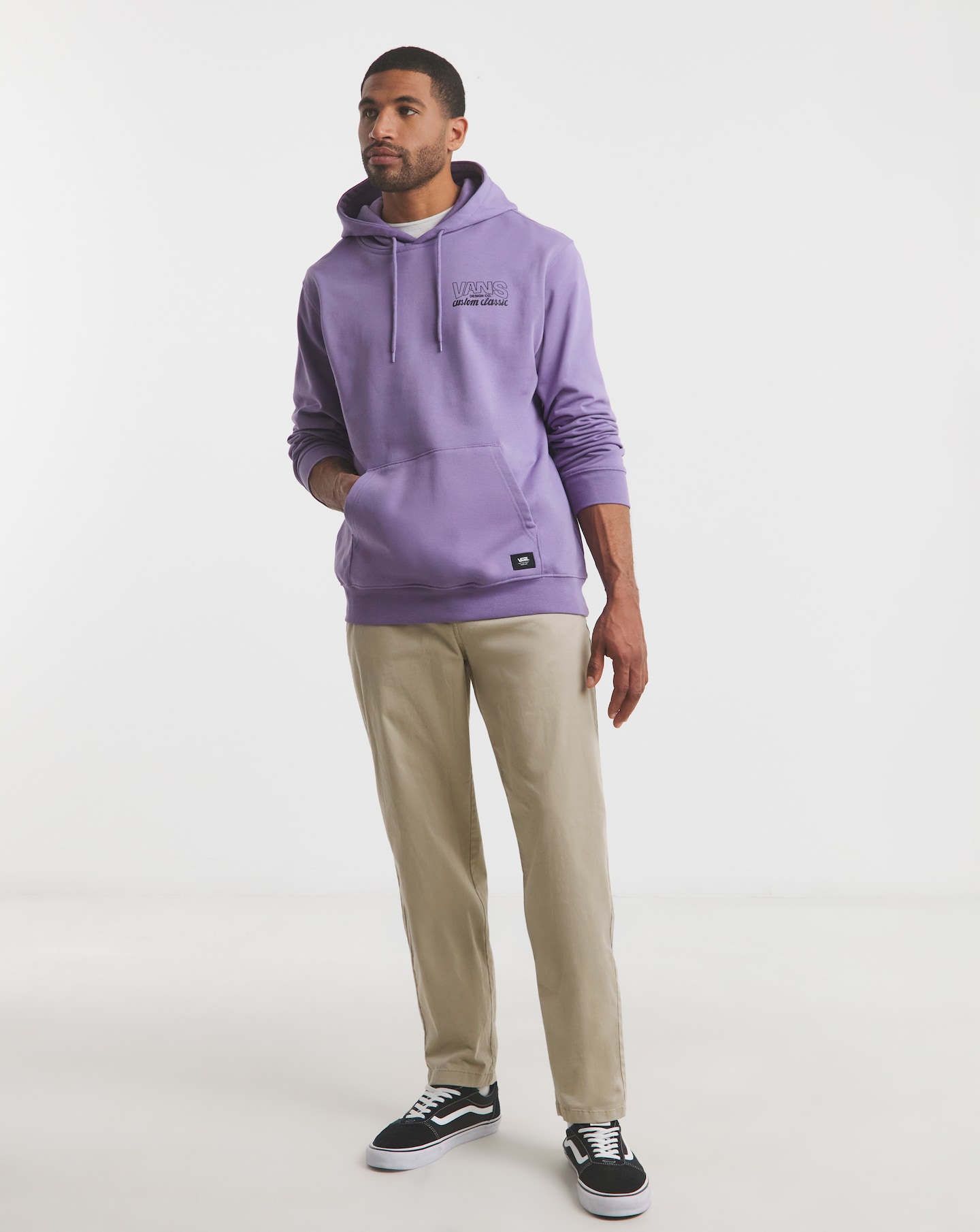 VANS Logo Pullover Hoodie | Jacamo