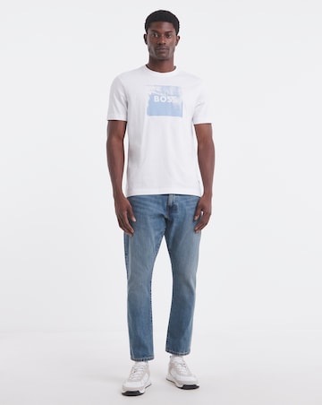 BOSS Short Sleeve Graphic Logo T-Shirt - White