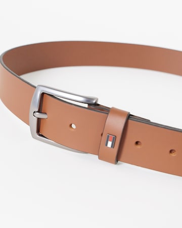 Tommy Hilfiger Denton Leather Belt - Cognac
