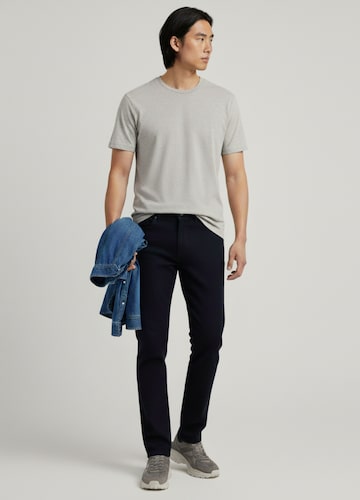 Union Navy Straight Stretch Gabardine Jeans