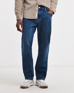 Tommy Jeans Ryan Slim Straight Jean - Dark Denim