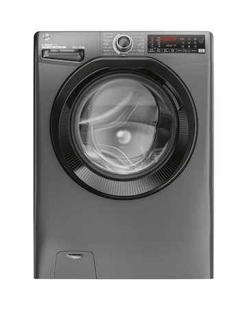Hoover H-WASH 350 H3WPS496TAMBR680 9kg Washing Machine - Grey + installtion