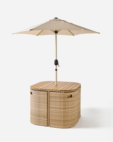 Seville Compact Dining Set with Parasol