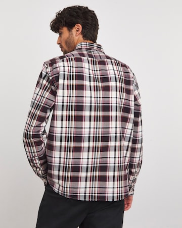 BOSS Long Sleeve Red Checked Shirt
