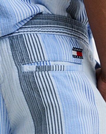 Tommy Jeans Textured Stripe Short - Blue