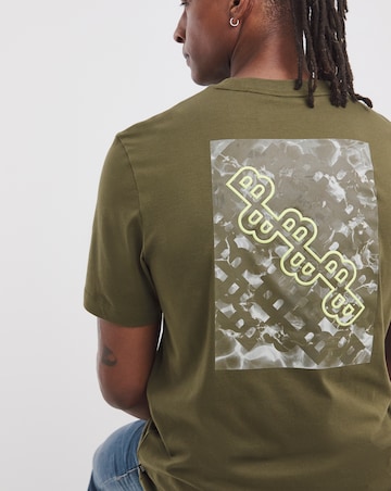 BOSS Short Sleeve Back Graphic T-Shirt - Dark Green