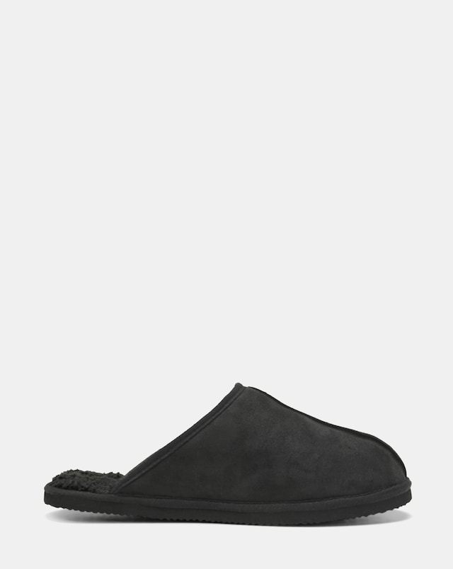 JACK & JONES Dudley Microfibre Slippers - Black