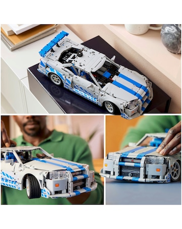 LEGO Technic 2 Fast 2 Furious Nissan Skyline GT-R (R34) Car Model Kit 42210